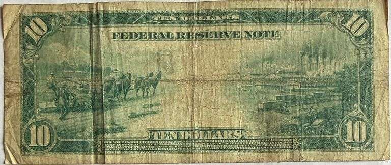 $10 Series of 1914 Chicago FRN
