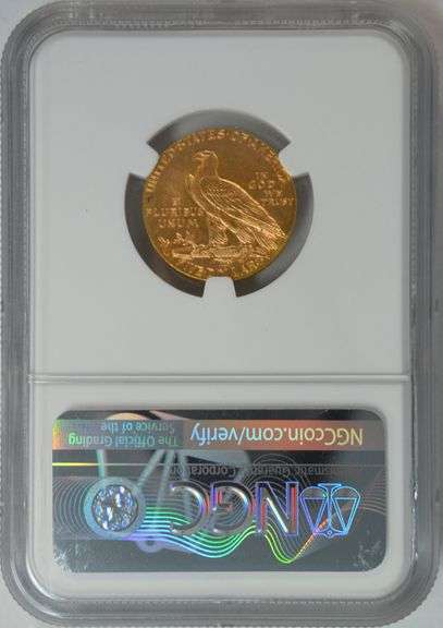 Super Choice BU and lovely 1909-D $5 Indian Gold Piece. NGC MS63