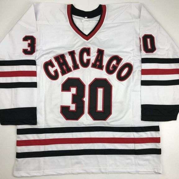 Autographed Ed Belfour Chicago Hockey Jersey with COA