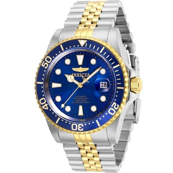 Invicta Pro Diver Automatic Blue Dial Two-Tone Men’s Watch