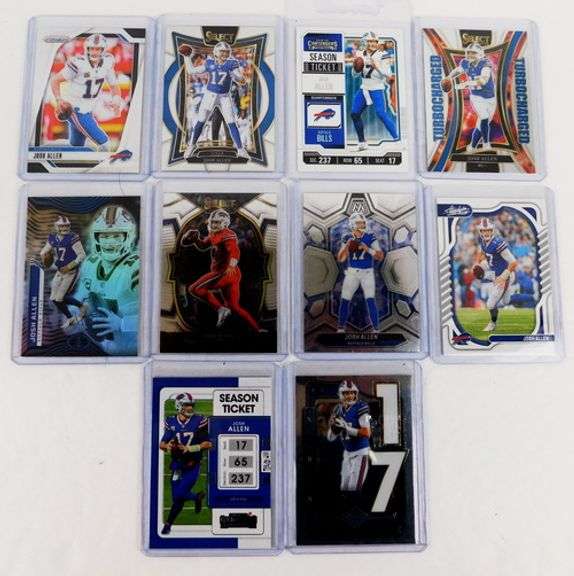 10 Josh Allen Football Cards