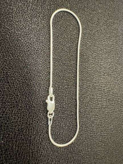 Sterling Silver Magic Snake Chain 1mm Solid 925 Italy New Brazilian Bracelet 7"