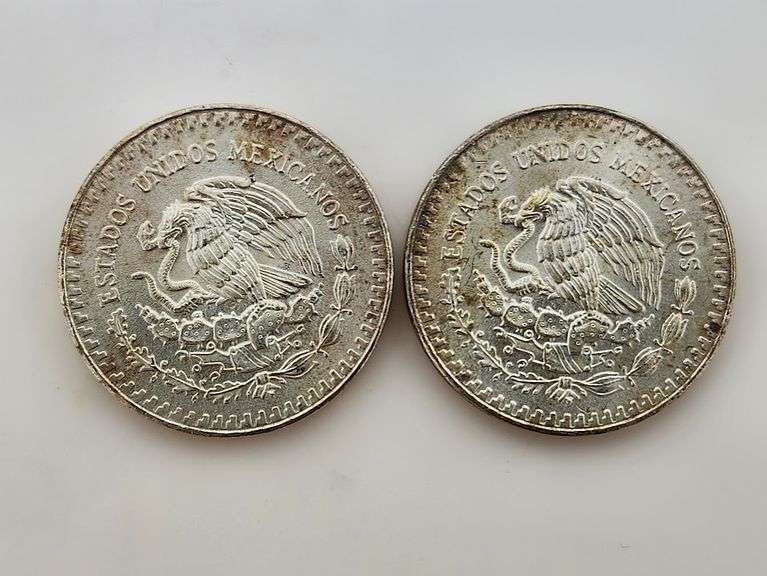 1984 & 1985 Mexico Silver 1 Onza