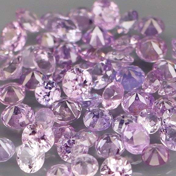 Unbelievable 2.30ct set of lavender pink Sapphires! Untreated!