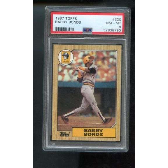 Barry Bonds Graded Baseball Card