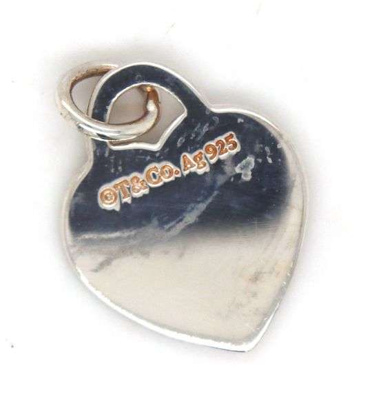 Tiffany & Co heart shaped tag charm
