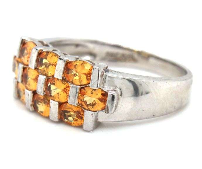 925 Sterling silver cubic zirconia bracelet and ring