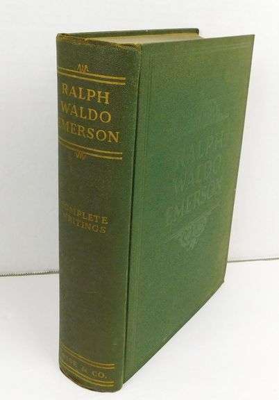 1929 Ralph Waldo Emerson Complete Writings