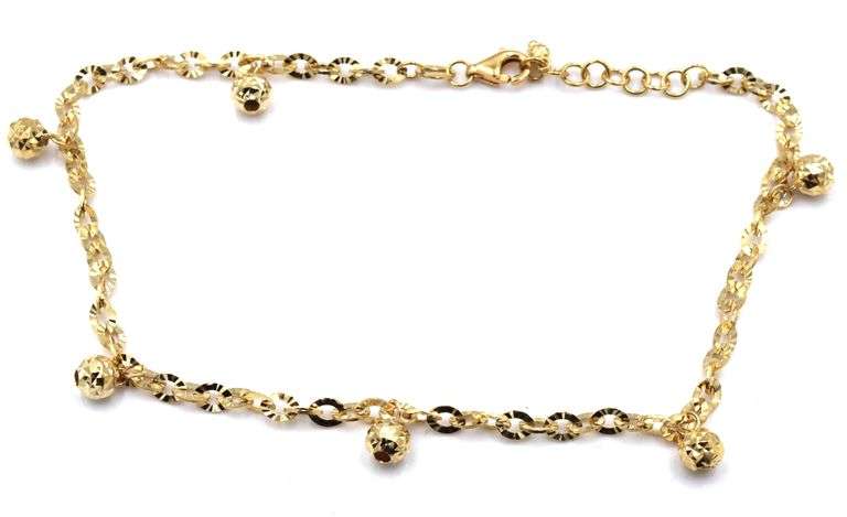 18kt Yellow gold Anklet bracelet