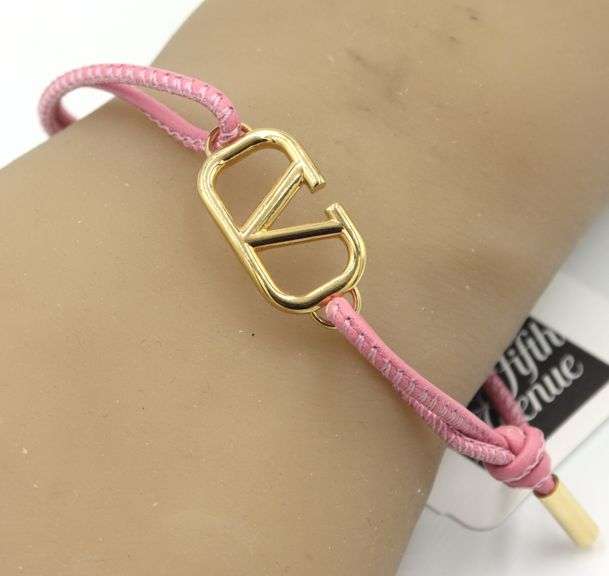 NWT Valentino Pink leather bracelet