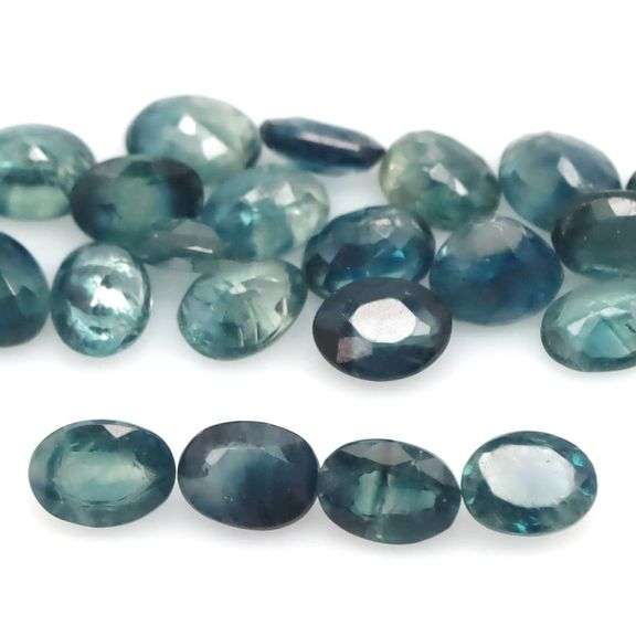 Large 8.07ct Sapphire set with swirling saturation! Heated only!