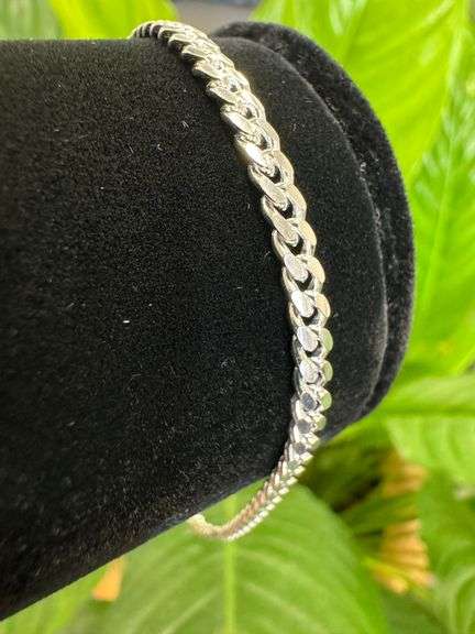 Sterling Silver Solid Miami Cuban Link Chain 3.5mm 925 Italy Heavy Curb Bracelet 8" Inch