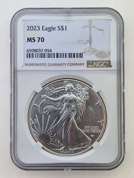 2023 American Silver Eagle, NGC MS70