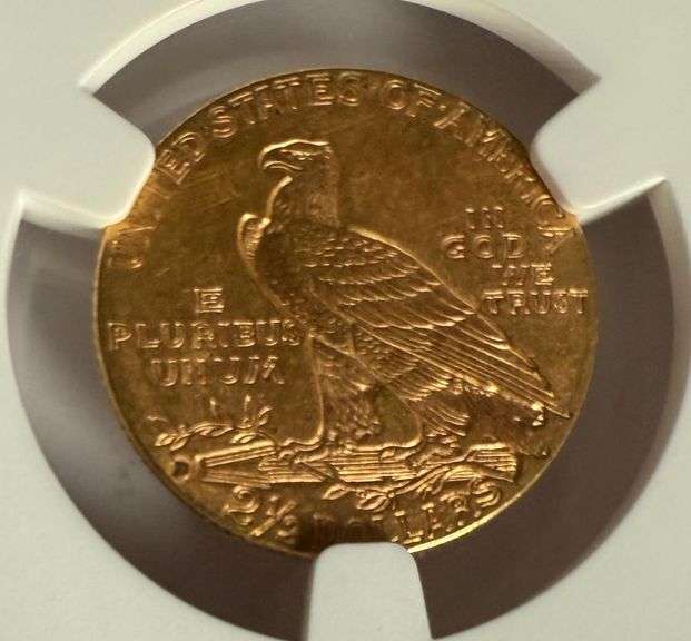 1914 D 2 1/2 Indian MS 62 NGC Quarter Eagle