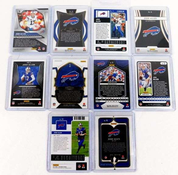 10 Josh Allen Football Cards