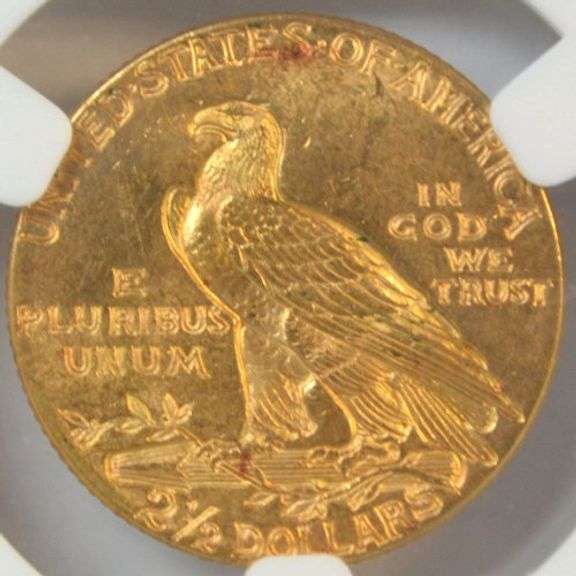 Impressive basically full Gem BU 1926 $2.50 Indian Gold Piece. NGC MS64