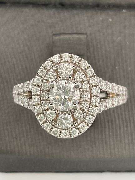CERTIFIED BRAND NEW 14K WHITE GOLD DIAMOND RING