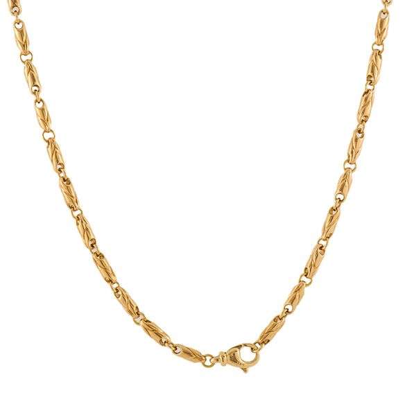 Bvlgari Passo Doppio Chain Link Necklace in 18K