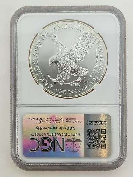 2024 American Silver Eagle, NGC MS70 Early Releases