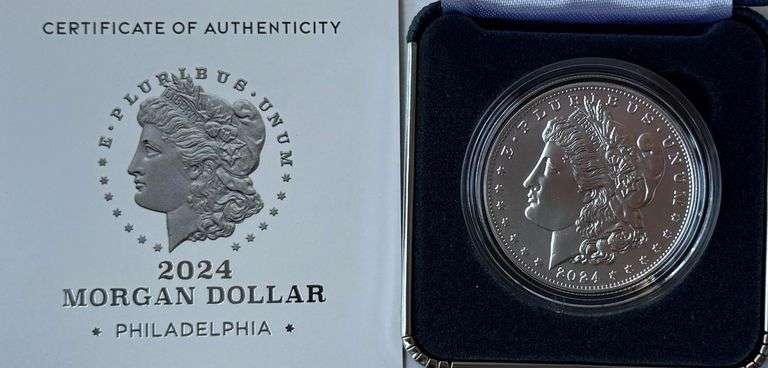 2024 Unc Morgan Silver Dollar