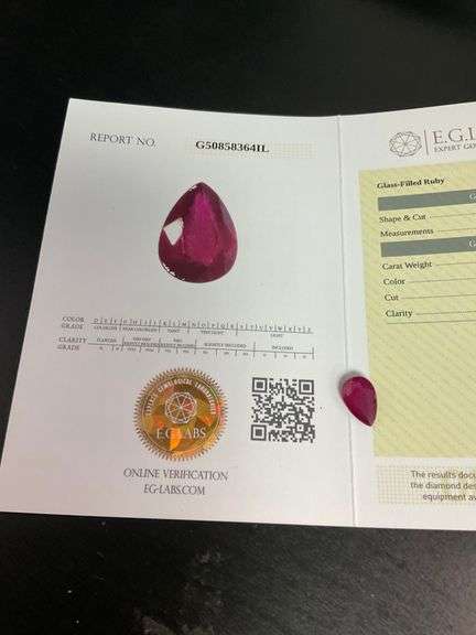 CERTIFIED RED RUBY 4.21 CARATS