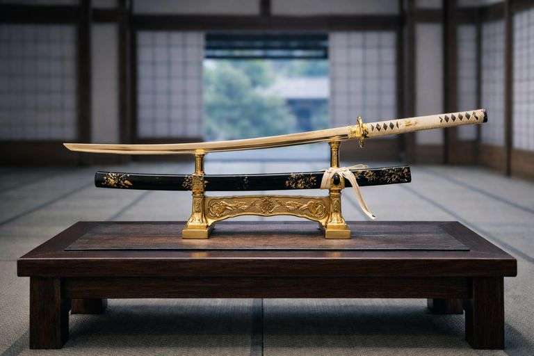 Japanese Katana Sword Full Tang with Saya