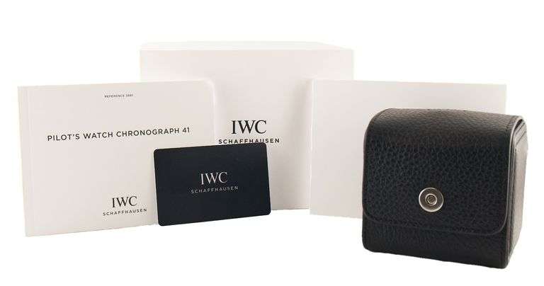 IWC Pilots Chronograph IW388117, 41MM, Blue Dial, Stainless Steel Watch