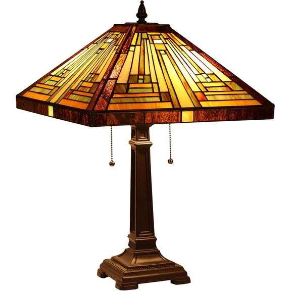 Capulina Mission-Style Tiffany Lamp