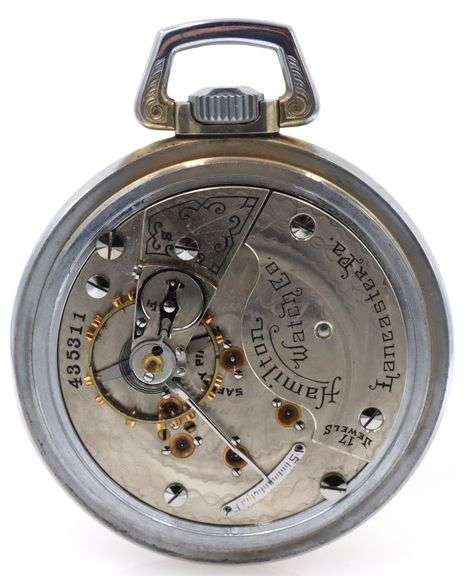Attractive 17 Jewel Hamilton Pocket Watch