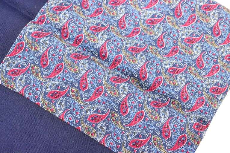 Hermes Silk pocket square