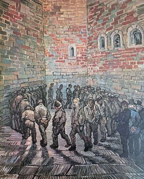 Vincent Van Gogh, The Prison Courtyard