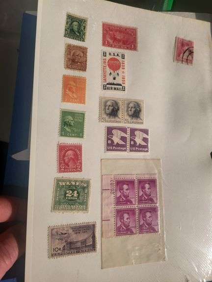 Very Rare Collection of Mixed Vintage Stamps 3 pages