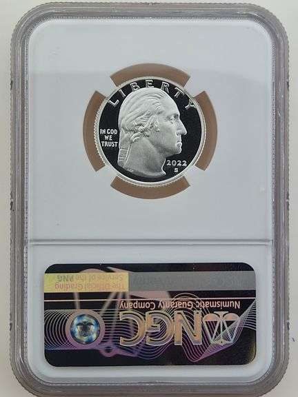 2022-S Sally Ride Silver Quarter, NGC PF70 Ultra Cameo ER