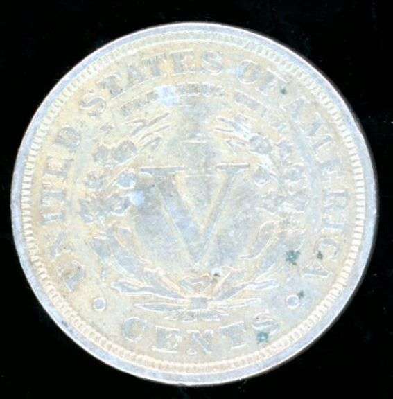 1907 Liberty 'V' Nickel in XF/AU