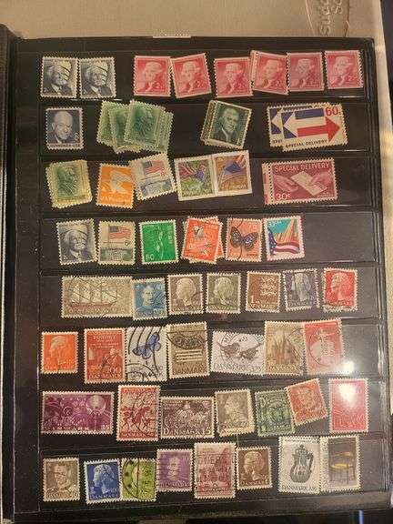 Very Rare Collection of Mixed Vintage Stamps 7 pages