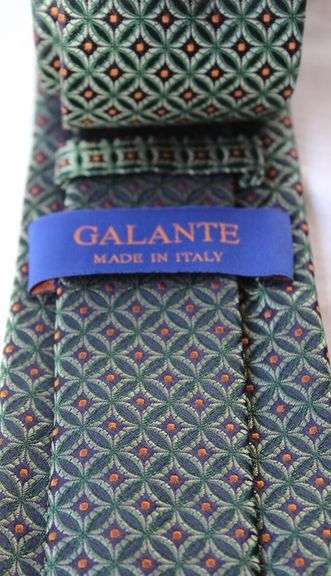 Fine Quality Italian Hand Made Silk Tie By Galante