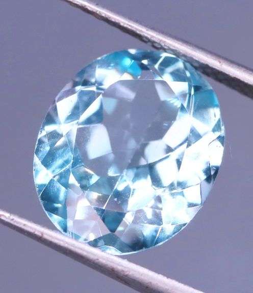 Ready to set 12x10mm 5.15ct sky blue Brazilian Topaz!