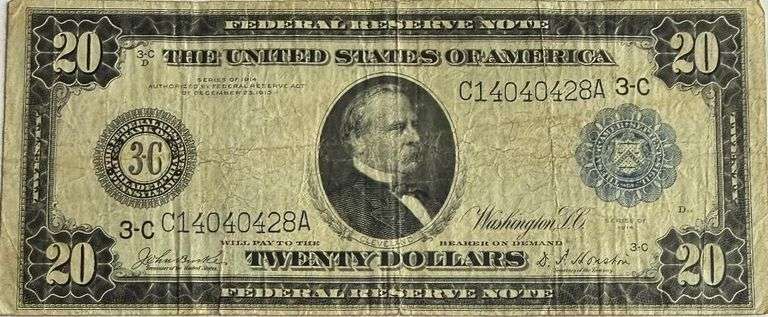 $20 Series of 1914 Philadelphia FRN