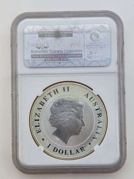 2014-P Australia Saltwater Crocodile, NGC MS69 ER "Milkspots" "IMP"