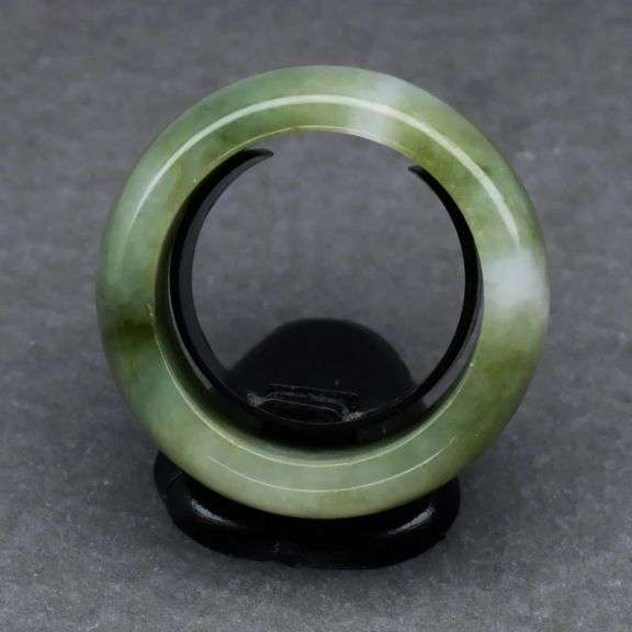 Heavy 40.89 carat all natural Burmese Jade ring! Size 9.75!