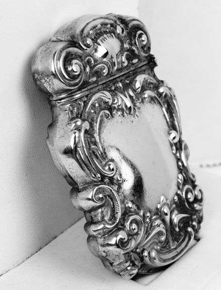 Beautiful Antique Sterling Silver Match Safe