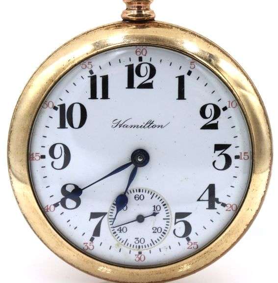 Nice Hamilton 924 17 Jewel Pocket Watchin 20 Year Case