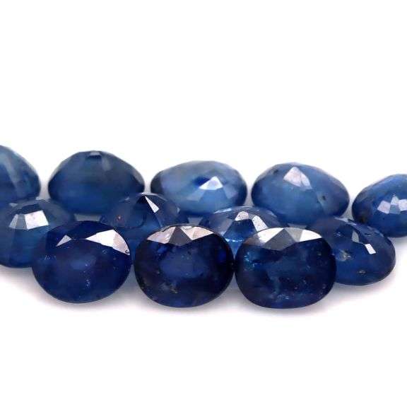 10.75ct cobalt blue Sapphire set from Madagascar -Heated only!!!