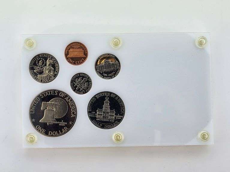 1976-S Proof Birth Year Coin Set In Capital Plastics Holder