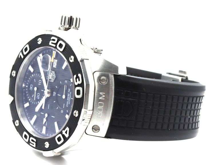 Tag Heuer Aquaracer black dial automatic watch