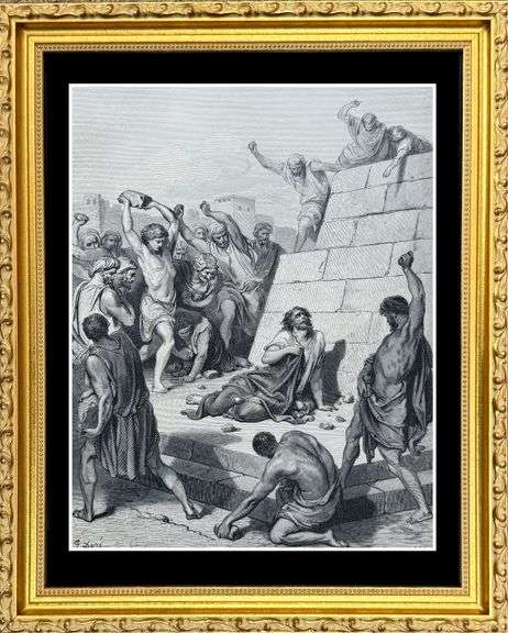 Gustav Dore, The Martyrdom of St. Stephen