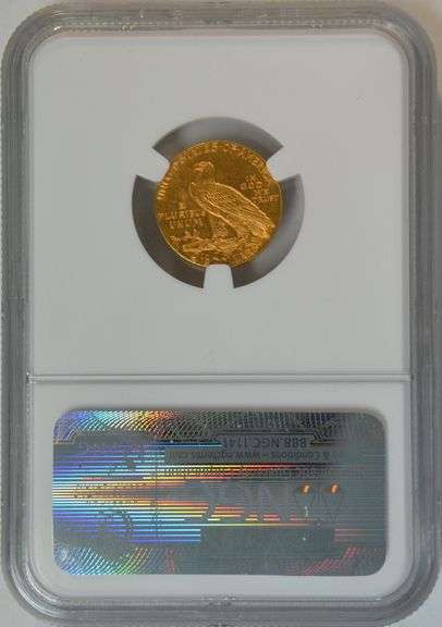 Very choice BU 1925-D $2.50 Indian Gold Piece. NGC MS63
