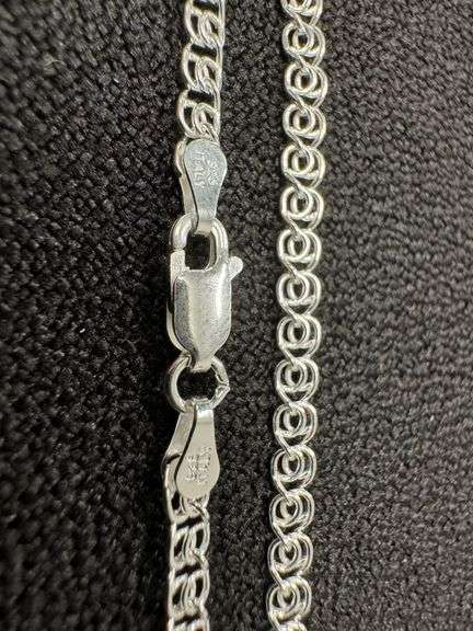 Sterling Silver Italian Love Heart Chain 3.5mm Solid 925 Italy Infinity Promise Bracelet Anklet 9"