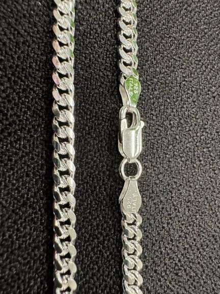 Sterling Silver Solid Miami Cuban Link Chain 4.2mm 925 Italy Heavy Curb Necklace 18" Inch