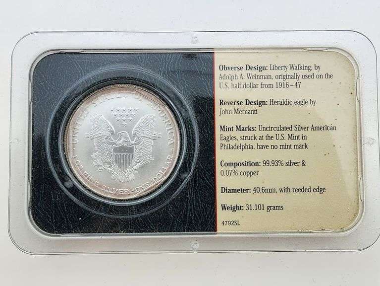 2001 American Silver Eagle